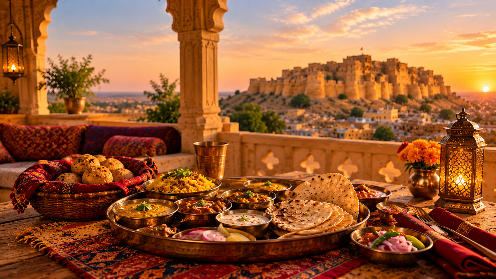 Dining at Atithi Jaisalmer